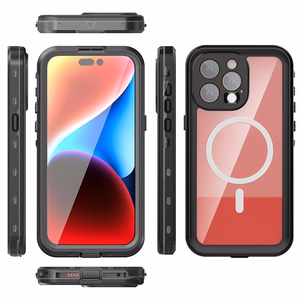 Waterproof case SHELLBOX DOT compatible koos MagSafe jaoks IPHONE 15 Pro Max must