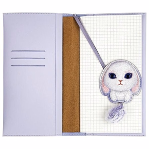 NIMMY set 2in1 notebook + pen BIG EYED PET 2.0 Rabbit lilla