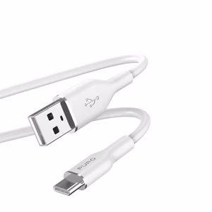 Кабель Puro Soft USB-A–USB-C, 1.5 m, белый