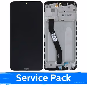 LCD Ekraan Ühildub Xiaomi Redmi 8 (Redmi 8A) Koos Frame / Must / (Service Pack)