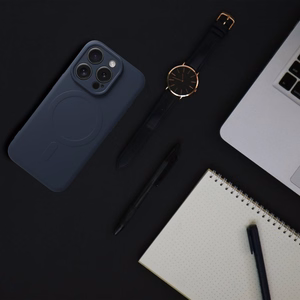 Чехол Samsung A27 Silicone Mag Cover совместимый с MagSafe (защита камеры) голубой