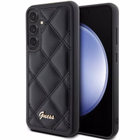 Guess GUHCS23FEPSQSQSK S23 FE S711 must/must hardcase Quilted Metal Logo