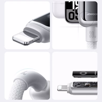 USB-kaabel Joyroom S-A55 USB-C Lightning 30W 1.2m valge