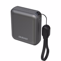 Dudao K22+ Ultra-kompaktne energiapank 10000mAh 22.5W USB-C koos ripatsiga/kaabliga - hall