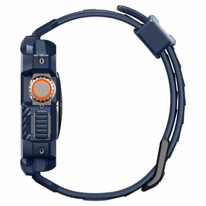 Spigen Rugged Armor Pro Ümbris jaoks Apple Watch Ultra 1 / 2 (49mm) - tumesinine