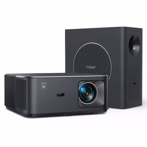 Мультимедийный ЖК-проектор Yaber K2s Pro FullHD 1080p с колонками JBL и сабвуфером - чёрный