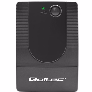 Qoltec 53774 katkematu toiteallikas (UPS) Line-Interactive 1 kVA 600 W 1 AC pistikupesa