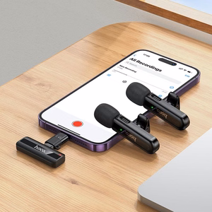 Wireless microphone set Hoco L20A USB-C/Lightning must