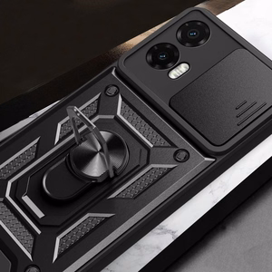 Tech-Protect CamShield Pro Ümbris jaoks Motorola Moto G35 5G - must