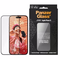 PanzerGlass Ceramic Protection ceramic glass jaoks iPhone 15 with positioner