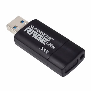 USB mälupulk PATRIOT Rage Lite 1TB 120 MB/S USB 3.2 sissetõmmatav must (PEF1TBRLB32U)