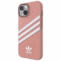 Adidas OR Samba Alligator iPhone 14 / 15 / 13 6.1" roosa-valge/mauve-valge 50199