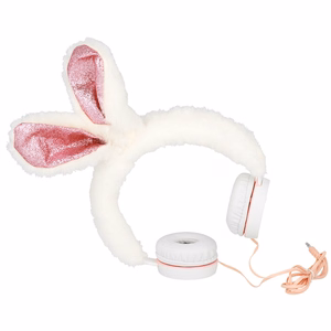 GJBY kõrvaklapid - Plush RABBIT Valge