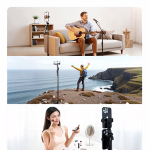 Selfipulk Orico SPM175 1/4 tolli statiiv telefoni kaamerale 360 kraadi pööramisega Bluetooth 5.2 - must