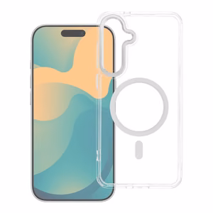 Чехол Samsung A57 Frame Clear Hybrid Mag Cover, совместимый с MagSafe, прозрачный