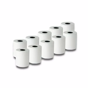 Qoltec 51895 BPA-vabad termopaberirullid, 57 × 30 mm, 55 g/m², 10 tk