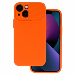 Camshield Soft jaoks Iphone 14 Plus Oranž