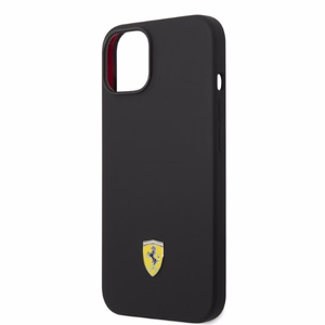 Ferrari FEHMSIP14MBK iPhone 14 Plus 6.7" must/must hardcase Silicone Metal Logo Magsafe