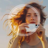 AmazingThing Aviation-Grade Alloy Karastatud klaas Lens jaoks iPhone 16 Pro / 16 Pro Max Camera Lens - Must