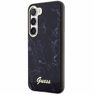 Guess GUHCS23MPCUMAK S23 +S916 чёрный/чёрный жёсткий чехол Marble