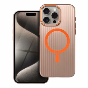 Ümbris SIMPLY compatible with MagSafe jaoks IPHONE 15 Pro Max titanium desert
