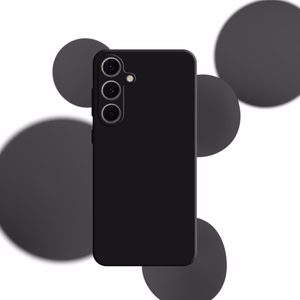 3mk Silicone Ümbris jaoks Samsung Galaxy S24 FE - must