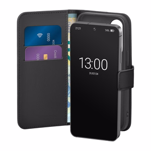 Puro Eco-Leather ümbris Samsung Galaxy S26 Plus jaoks koos rahakotiga - must