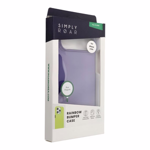 ROAR case RAINBOW BUMPER compatible koos MagSafe jaoks IPHONE 17 Air lilla