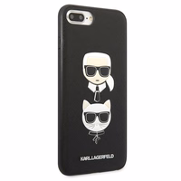 Karl Lagerfeld Saffiano Karl&Choupette Head ümbris jaoks iPhone 7 Plus / iPhone 8 Plus - must