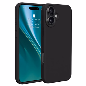 Etteri Silikoonist ümbris iPhone 16 Plus 6,7" must