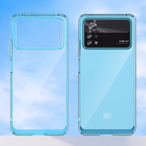 Outer Space Case for Xiaomi Poco X4 Pro 5G ümbris paindliku raamiga sinine