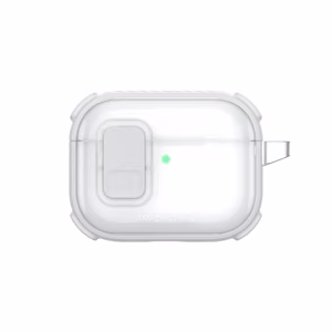 AmazingThing Titan Pro Mag ümbris läbipaistev AirPods Pro 3 jaoks - valge