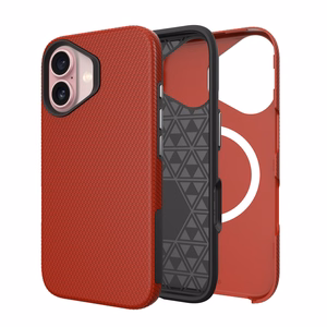 Чехол Perfectionists Triangle Mag для iPhone 15 красный
