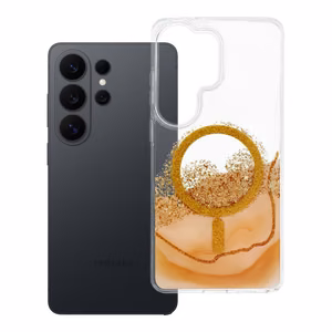 Чехол Golden для Samsung S26 ULTRA, совместимый с MagSafe, золотой