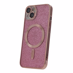 Glitter Chrome Mag чехол iPhone 13 6,1" розовый