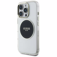 Guess IML Metal Colored Circle Classic Logo MagSafe Ümbris jaoks iPhone 16 Pro Max - Must