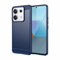 Carbon Ümbris jaoks Xiaomi Redmi Note 13 Pro - sinine