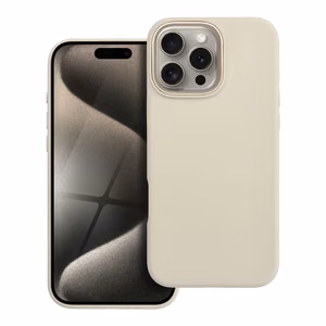 Чехол для iPhone 16 Pro Max Forcell F-Protect Frame Premium совместимый с MagSafe античный белый