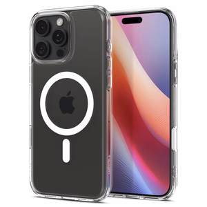Spigen Чехол Ultra Hybrid "T" Mag совместимый с MagSafe для iPhone 16 Pro белый