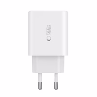 Tech-Protect NC30W laadija 2x USB-C PD 30W / USB-A QC 3.0 - must