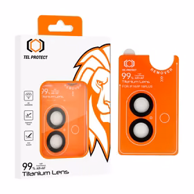 Tempered glass Tel Protect Titanium Lens 99% AR on camera jaoks Iphone 16/16 Plus must (lens 2 pcs)