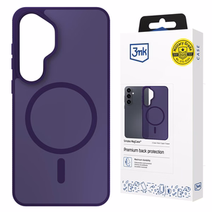 Samsung Galaxy S26 – 3mk Smoke MagCase lilla telefoniümbris