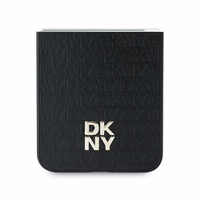 DKNY Repeat Pattern Stack Logo Ümbris jaoks Samsung Galaxy Z Flip6 - Must