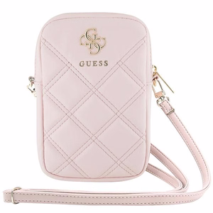 Guess kott GUWBZPSQSSGProosa/pink Zip Quilted 4G