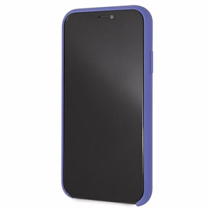 Силиконовый чехол Karl Lagerfeld для iPhone Xr - фиолетовый