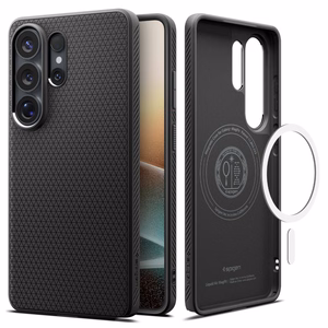 SPIGEN ümbris LIQUID AIR MAG ühildub MagSafe'iga SAMSUNG S26 Ultra jaoks matt must