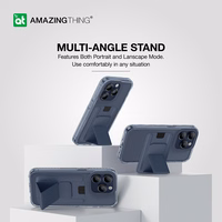 Amazing Thing Titan Pro Mag Wallet Ümbris 10FT IP156.1PTWBU jaoks Iphone 15 Pro tumesinine with alus