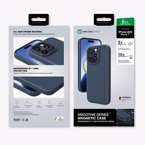Amazing Thing Smoothie Magsafe Ümbris 8FT IP156.7PSMBU jaoks Iphone 15 Pro Max tumesinine
