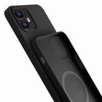 3mk Silicone Ümbris jaoks iPhone 12 mini - must