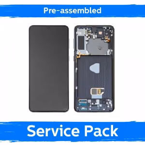 LCD ekraan ühilduv Samsung G996 S21 Plus raamiga / Phantom Violet / (Eelkokku pandud Service Pack)